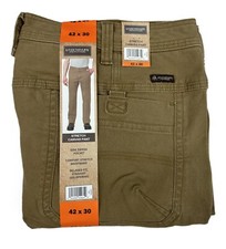 Legendary Outfitters Men s Stretch Canvas Pant Relaxed Fit, 42x30, Tan