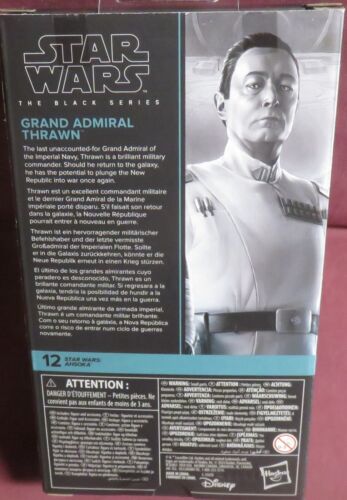 GRAND ADMIRAL THRAWN, THE BLACK SERIES, 2024 HASBRO "STAR WARS AHSOKA", - Picture 2 of 2