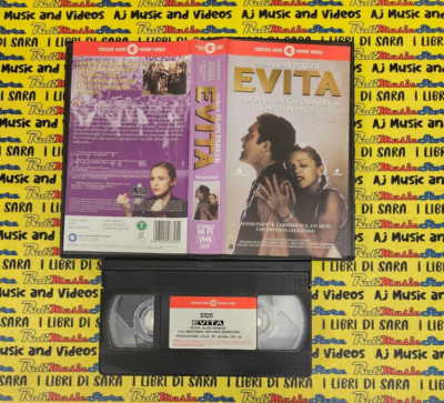 VHS Film* EVITA Madonna A. Banderas J. Pryce 1997 CECCHI GORI 3325 (F10)