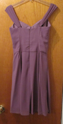 wisteria short bridesmaid dresses V-neck Chiffon Short Bridesmaid Dresses – MarryLover main image 1