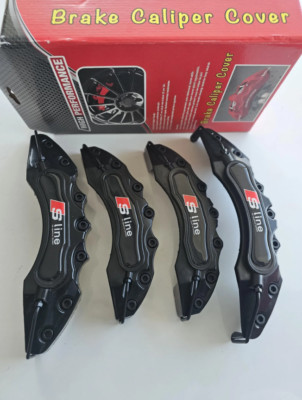 4 PCS Brake Caliper Cover for Audi B3 A3 A4 A6 A7 A5 Q5 Q3 RS Q5 Q7 Q2 S-Line RS