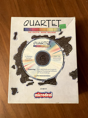Quartet Digital Music Machine Programm für Atari ST von Microdeal. funktionstüchtig