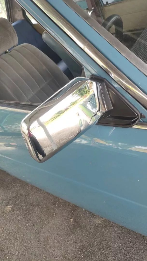 For 1970–1979 Mazda RX2 RX3 RX4 SE 4-Door Clamping Mirrors Chrome