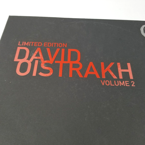 Limited Edition Numbered David Oistrakh Volume 2 Vinyl w/ Picture and Post Card - Picture 3 of 17