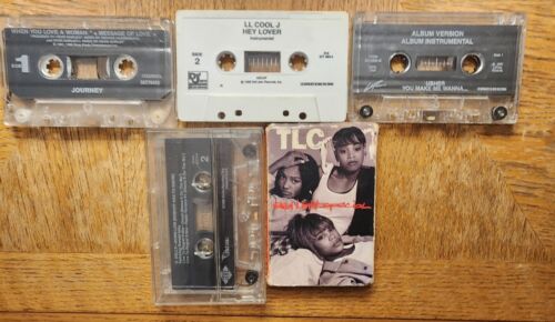 80er 90er Jahre Rock Pop Menge 5 Kassetten-Singles - TLC, LL Cool J, R Kelly, Journey - Bild 1 von 7