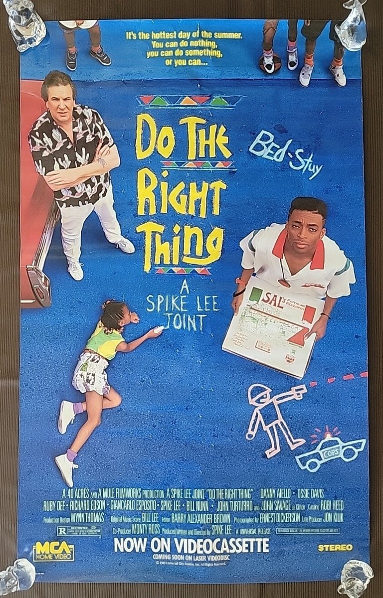 DO THE RIGHT THING Original 1989 Movie Theater Poster - Rolled 