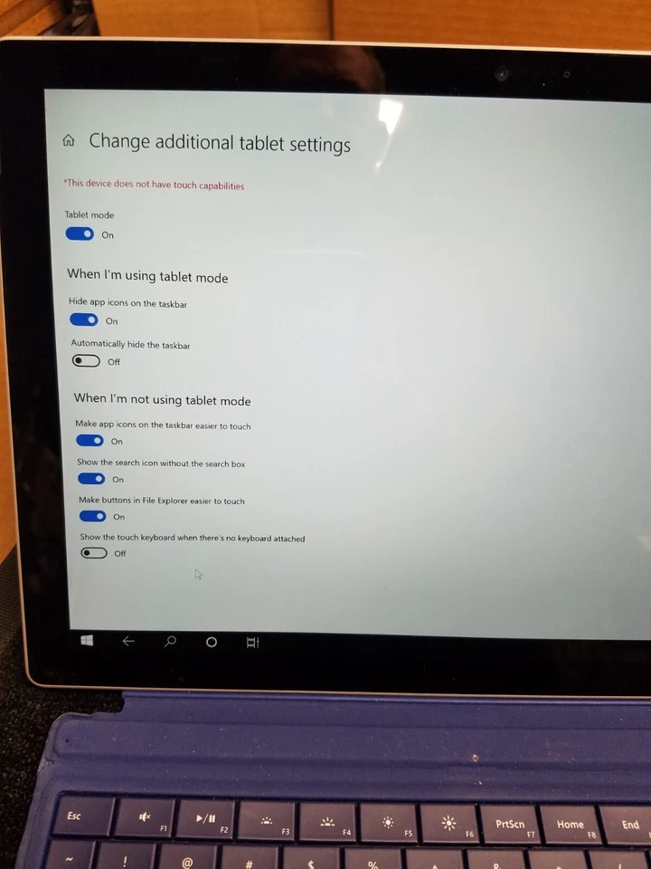 Microsoft поверхность Pro 6 (1796) Core i5-8350u 1,7 ГГц 128GB SSD 8GB * ** читать DESC.*** - Изображение 3 из 4