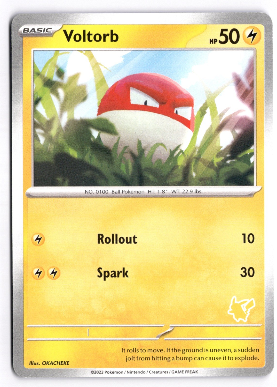 Pokemon TCG Voltorb My First Battle Unconfirmed NM