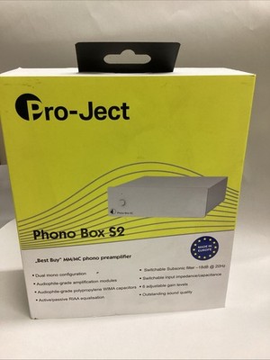 Pro-Ject Phono Box S2 - Completely New /Just Open Box (black Color)