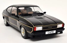 MCG 1/18 - Ford Capri MK2 X-Pack Black 1975 LHD Diecast Scale model car