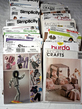 44 UC Simplicity Sewing Patterns Fashion Doll Clothing Ladies Girls Crafts