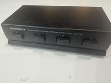 Radio Shack 40-244 High Power Stereo Control Center 4 Way Speaker Selector Box