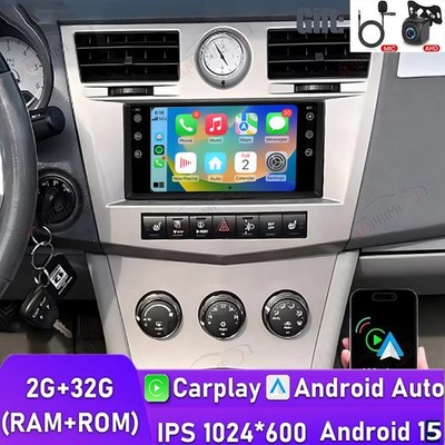 32G Für Chrysler Sebring 2007-2010 Android15 Autoradio CarPlay GPS Navi WIFI KAM