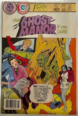 Bronze Age Charlton Horror Comics All New Ghost Manor Key Issue 49 High Grade VG