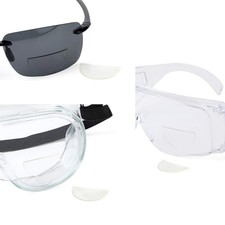 3 Pack, 2.75 Reusable Stick-On Bifocal Lenses Reader Magnifying Adhesive Rea...