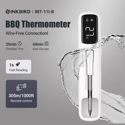Inkbird Mini Bluetooth Fleischthermometer Kabelloses Braten Grill Ofen Airfryer