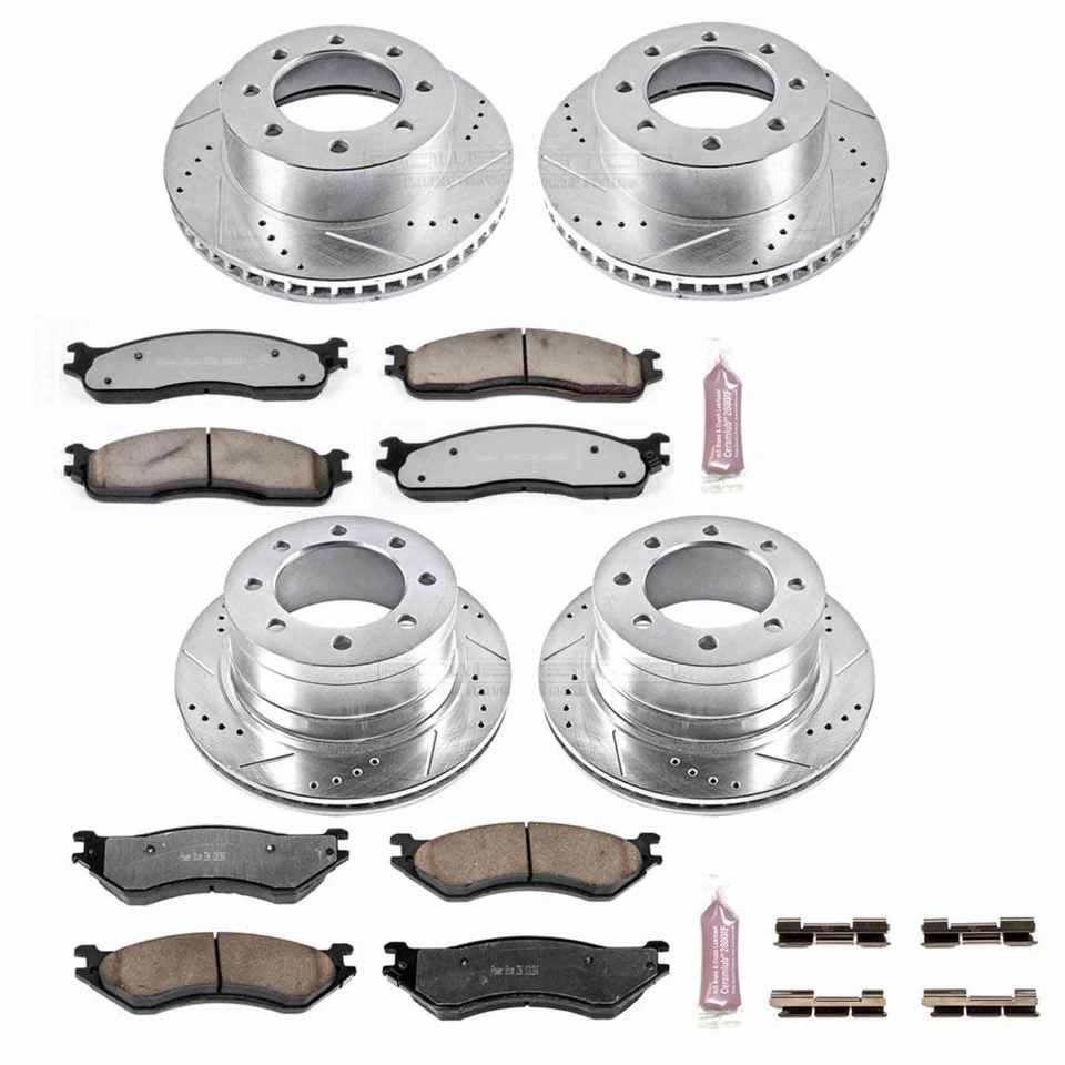 Power Stop Brake Kit For Dodge Ram 2500 2003-2008 Front & Rear Z36 Truck & Tow Foto 2 de 4