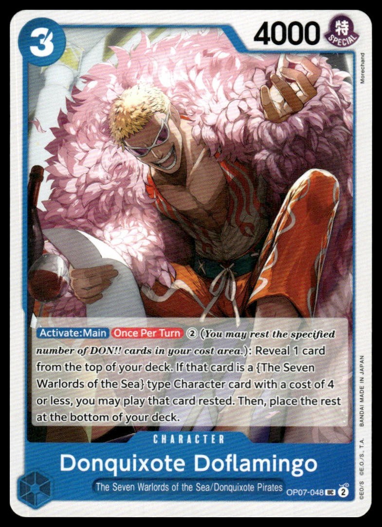 500 Years in the Future #OP07-048 Donquixote Doflamingo