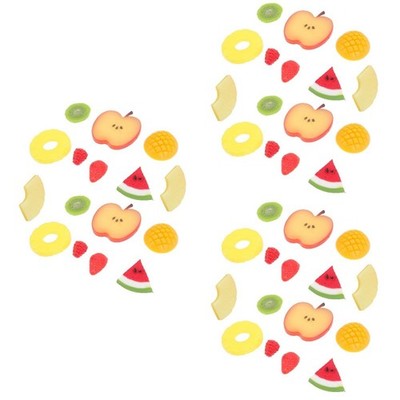  3 Pieces Künstliche Beeren Früchte Wassermelonenscheiben Simulationsfrucht