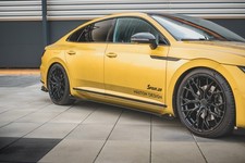 Seitenschweller Ansatz (Paar) + Flaps passend für VW Arteon R-Line Limousine / S