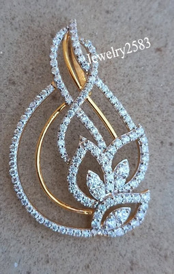 Classic Wedding Wear Pendant D/VVS Tester Passing Moissanite 925 sterling Silver