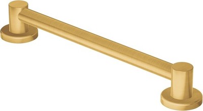 Moen YG0418BG Align 12 in. Modern Designer Grab Bar, Brushed Gold