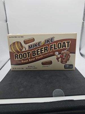 MIKE AND IKE ROOT BEER FLOAT 5OZ THEATER BOX  CANDY DISCONTINUED ROOTBEER  HTF