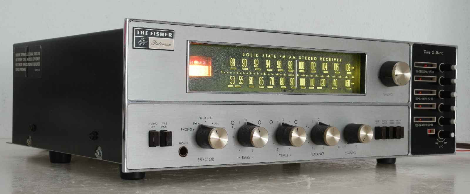 Fisher STATESMAN-II (S-70) vintage audio equipment - eBay listing photo 1