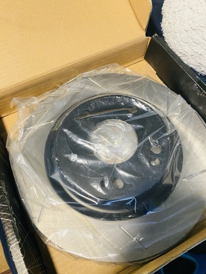 EBC Brakes Kit – Front & Rear Slotted Rotors + Pads (Fits 10th Honda Civic Si) - Image 4 of 4