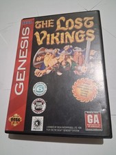 The Lost Vikings (Genesis, 1993) ~ CIB ~ Cleaned & Tested Strong