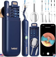 Ear Wax Removal Tool with Camera, Flexible Otoscope, Ear Cleaning Kit