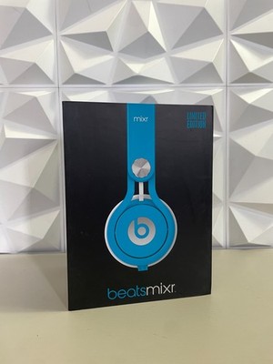 Beats MIXR Kopfhörer blau by Dr. Dre Limited Edition David Guetta Zubehörbox