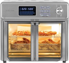 Kalorik MAXX 26Qt 10-in-1 Air Fryer Oven Toaster Rotisserie Stainless Steel NEW
