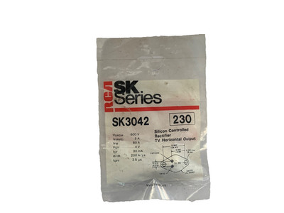SK SERIES SK3042 SI, CONTROLLED RECTIFIER TV HORIZONTAL OUTPUT
