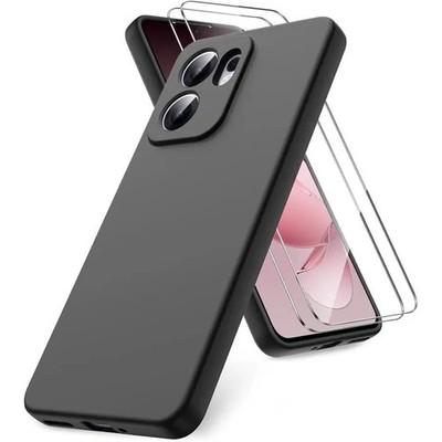 TPU Case Cover + Tempered Glass For Oppo Reno 13F 12F Reno 7 Lite 8 Lite