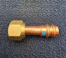 Mueller Streamline RP15729: 3/4" ACR Copper Press Flare Adapter, Press x Flare