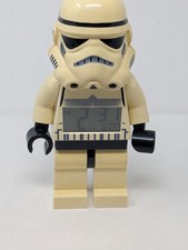Lego Star Wars Stormtrooper LCD Battery Alarm Clock With Light