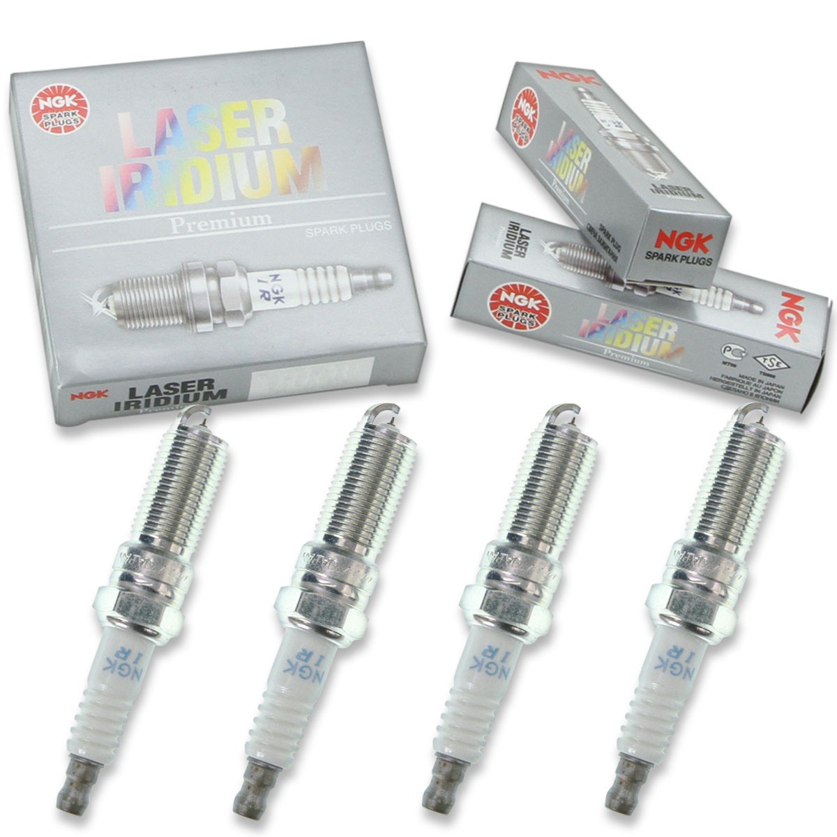 4 pc NGK 95369 SILTR6A7G Laser Iridium Spark Plugs for L3YD-18-110 ITV20TT kn