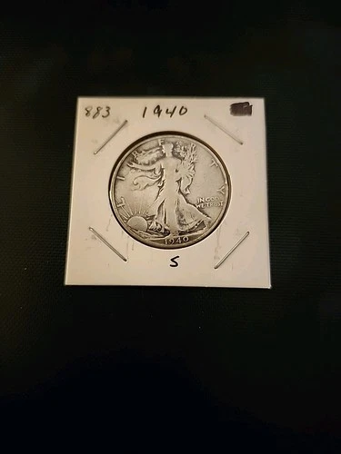 1940-S Walking Liberty Half Dollar In Very Good Condition
