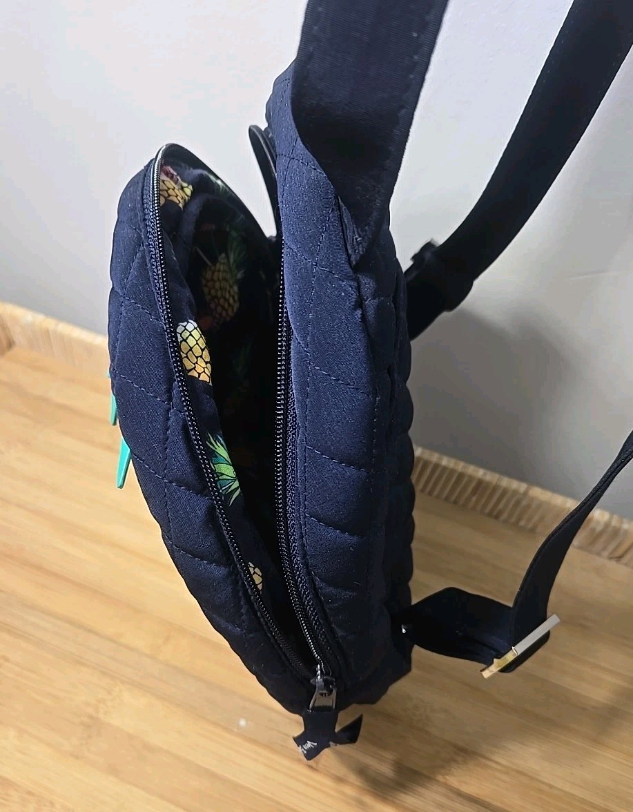 Pineapple Backpack Vera Bradley Small  Handbag Mi… - image 9