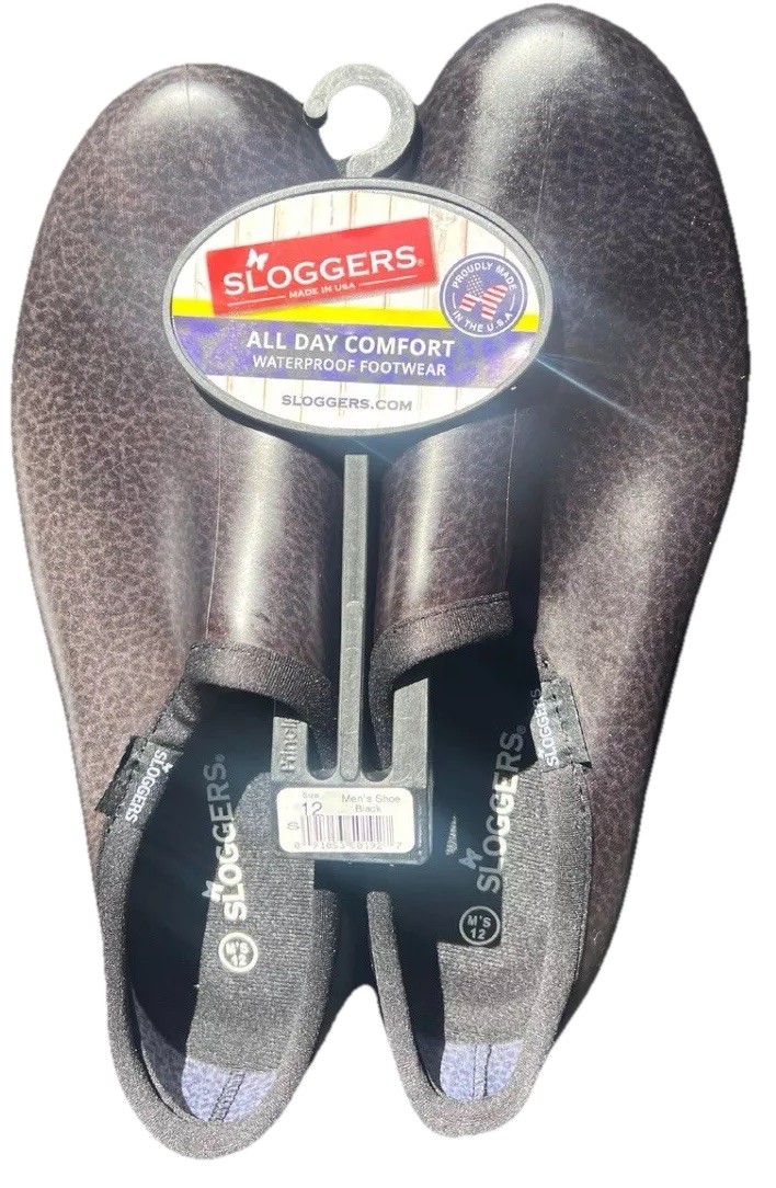 NWT Sloggers All Day Comfort Waterproof Footwear Men\'s‎ Size 9 Black Slip On 81Eccd6K71L._AC_UY300_.jpg main image 2