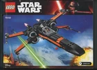 LEGO Star Wars 75102 Poe's X-Wing Fighter Retired Instruction Manual Only