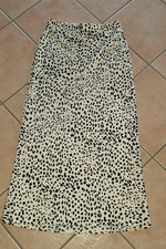 Schlanker ASOS Design Leopard Print Satin Maxi Rock, Gr. 36, Wie neu