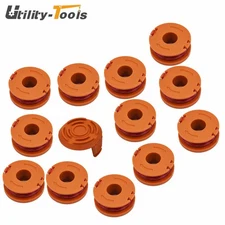 WA6531 12 Trimmer Spool For Worx WG150 WG151 WG155 WG165 WG166 WG167 Cap Cover