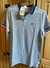 SoulCal & Co Pique Polo Shirt. Medium. Navy White