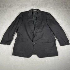Brooks Brothers Blazer Men Size 46 Gray Two-Button Classic Jacket Made in USA
