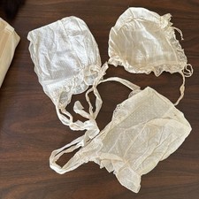 3 Vintage Bonnets