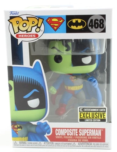 Funko Pop! - DC Superman Batman Composite Superman 468 Entertainment Earth Vinyl
