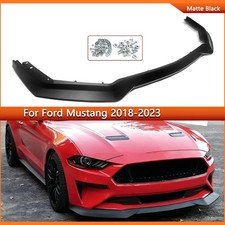 Fits 2018-2023 Mustang Gt R Spec Style Front Bumper Lip Chin Spoiler Splitter