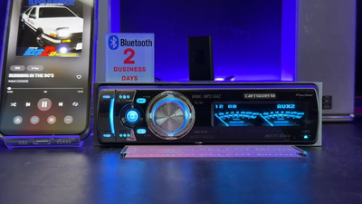 Pioneer Carrozzeria DEH-P710 Car Audio Added Bluetooth 1DIN JDM